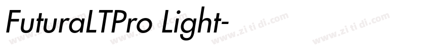 FuturaLTPro Light字体转换